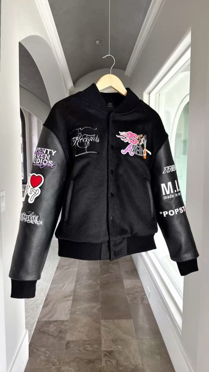 77 studios varsity jacket