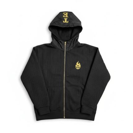 77 studios classic black hoodie stylish unisex streetwear hoodie made with premium soft fabric for everyday casual comfort