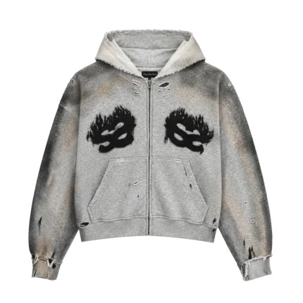 77 Studios PAINT ZIP UP Hoodie